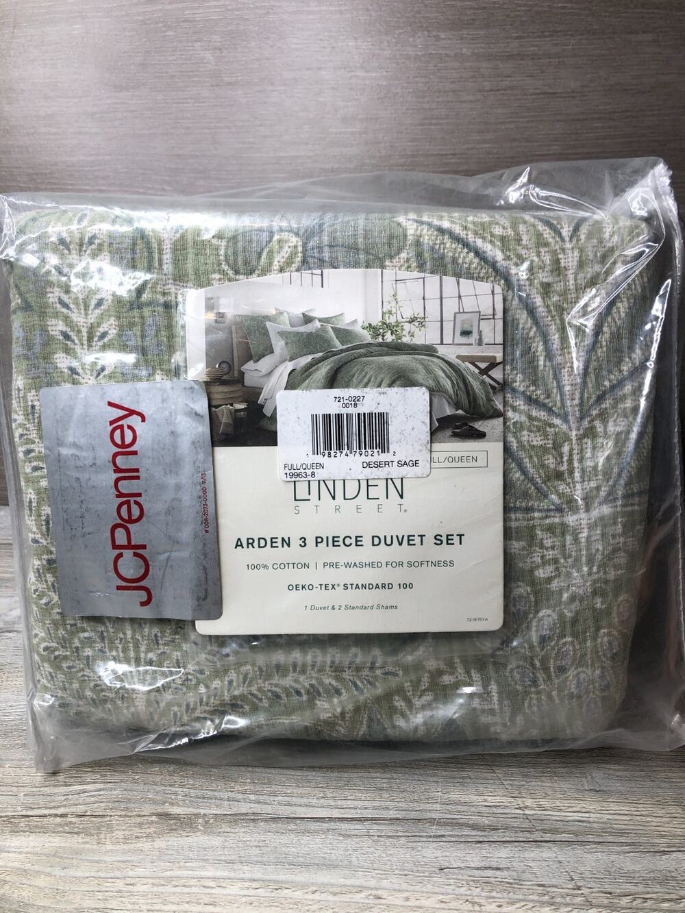 Linden Street Bainbridge 3 Piece Comforter Set Full/queen Desert Sage